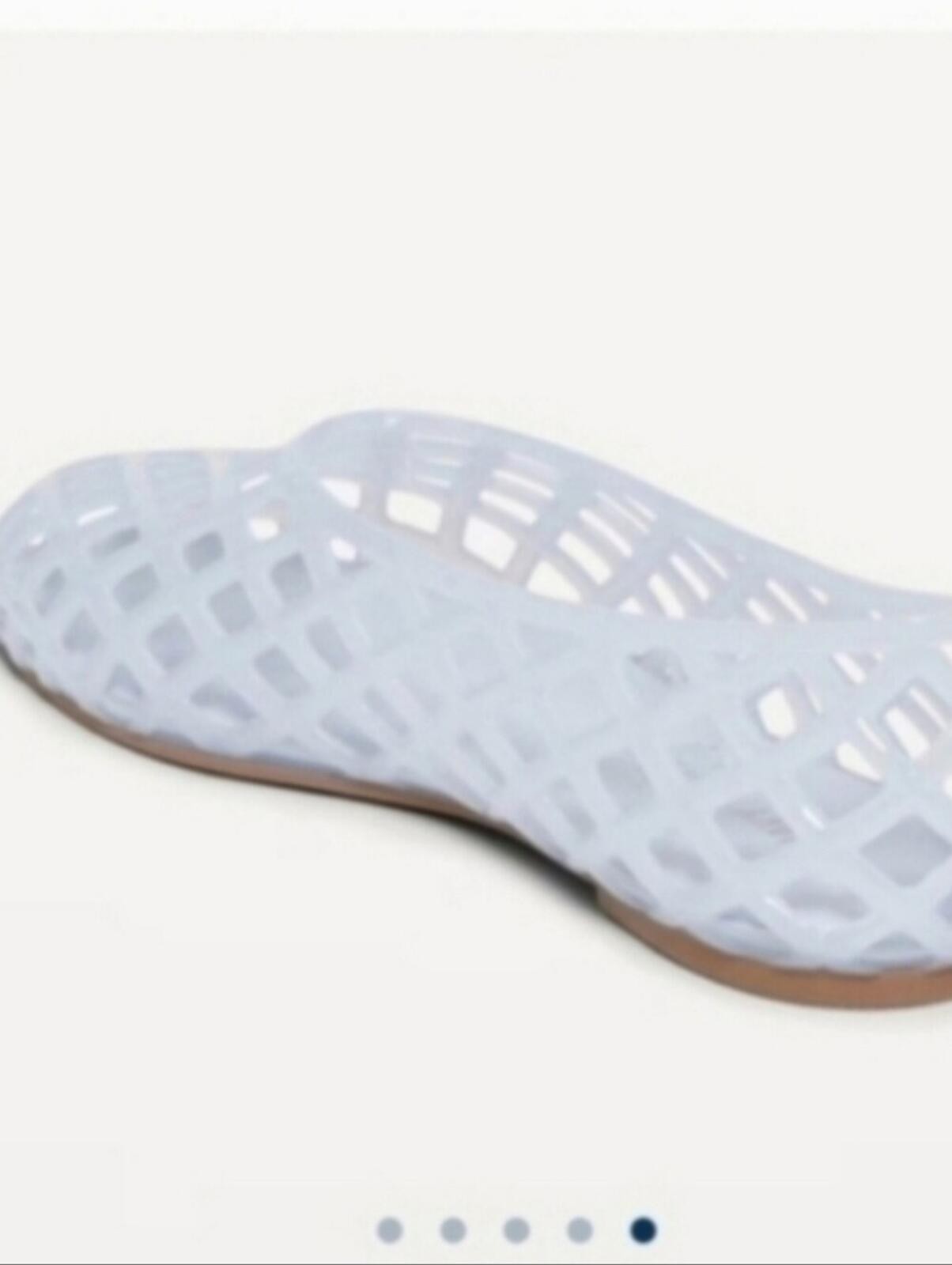 NWT OLD NAVY Jelly Lattice Ballet Flats CASHMERE BLUE