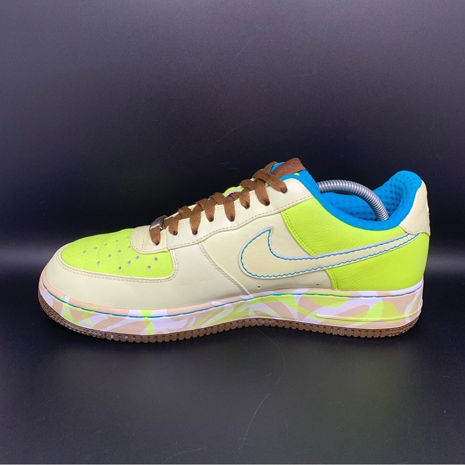 Nike Air Force 1 Premium ’07 White Lime Shoes 315186-731 Women’s Sz 12
