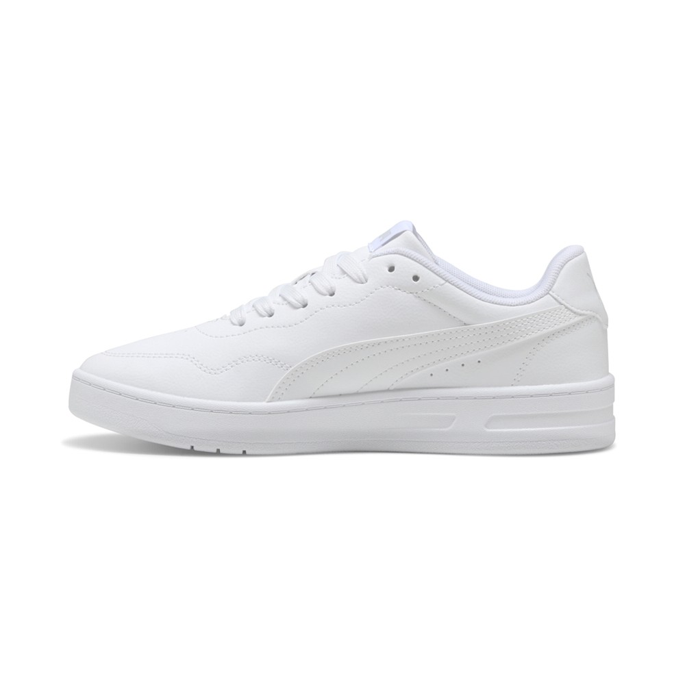 PUMA Court Lally Lace Up Womens White Sneakers Casual Shoes 40036702