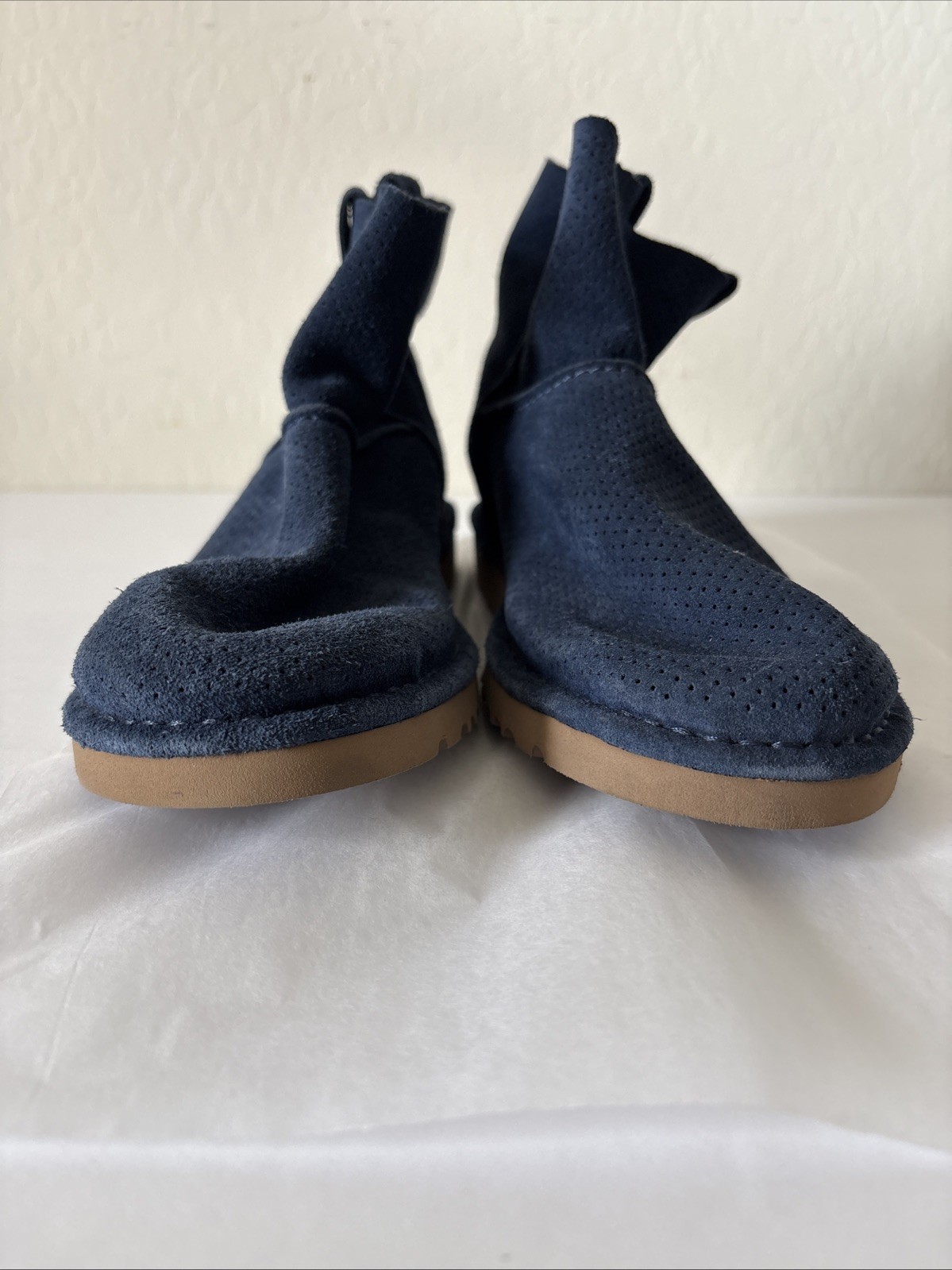 UGG Classic Unlined Mini Perf Boots Blue size 7