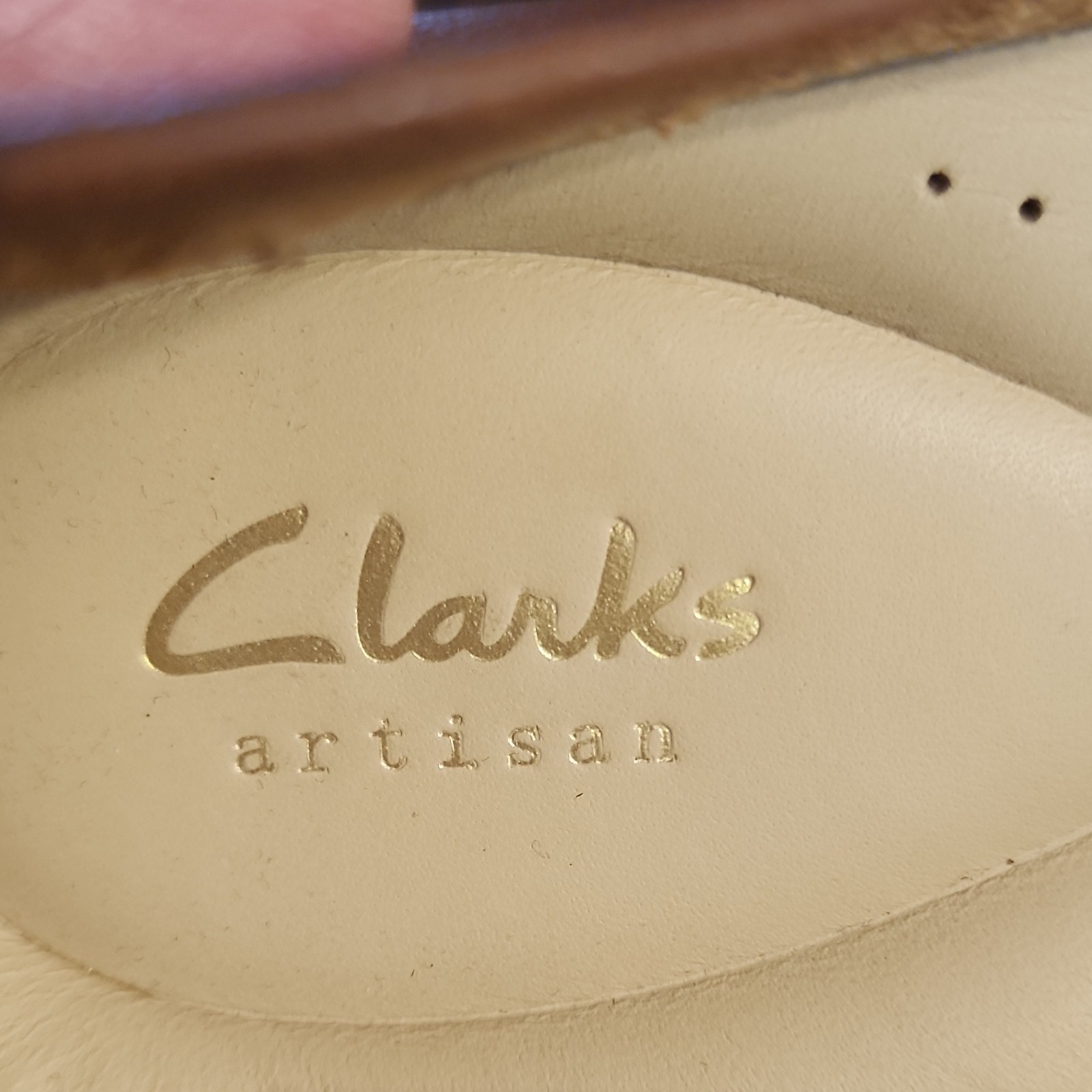 Clarks Sarafyna Iris Women’s Brown Leather Square Toe Loafers US 10 M