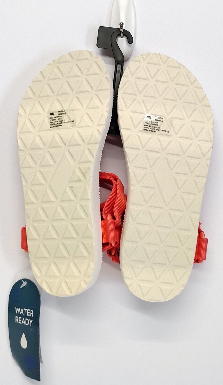 JBU by Jambu ARUBA Sz 8 M Womens BRIGHT CORAL Waterproof Ankle Strap Sandals NEW