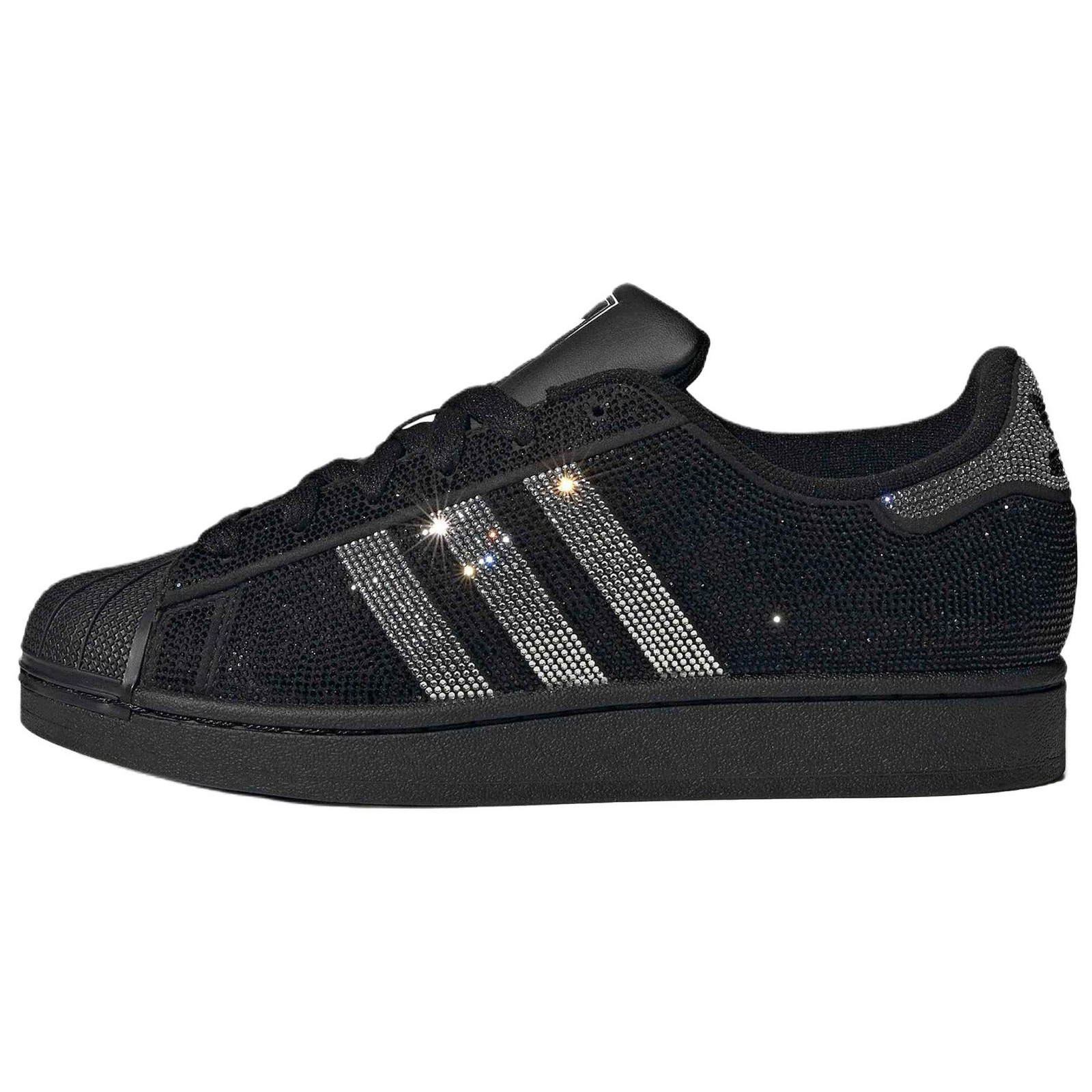 Superstar 2 Rhinestone Black Silver W – IH4200