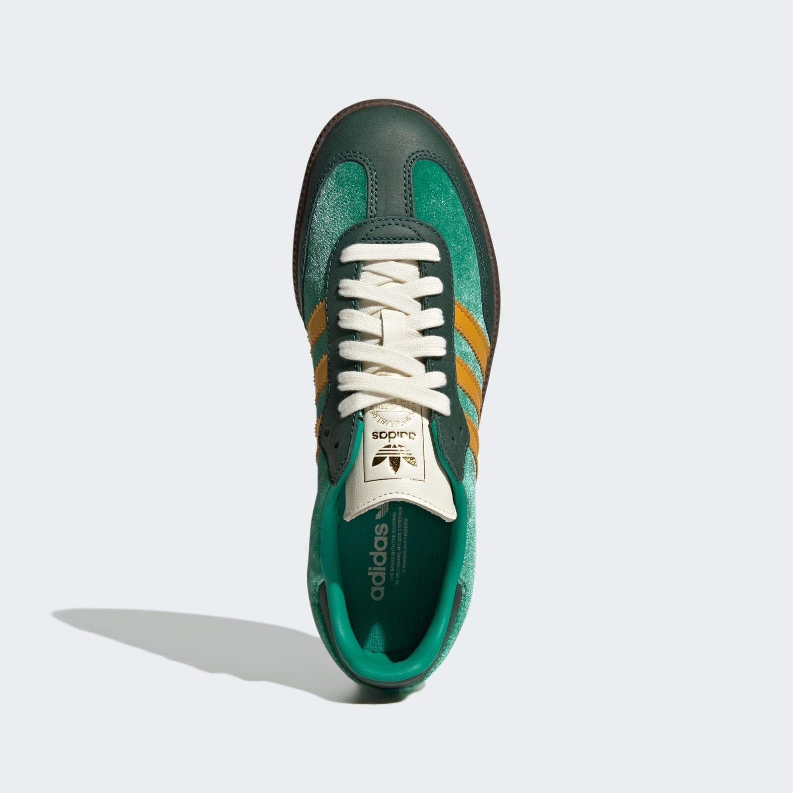 Adidas W Samba OG Original Shoes Court Green/Preloved Yellow JI2681 US 4-12