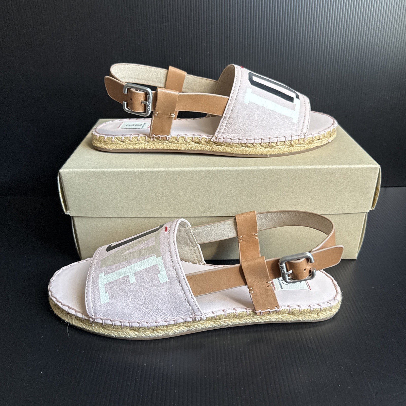 NIB Ellen DeGeneres Skylin Pink Blossom Casual Buckle Sandals Women’s Size 9.5