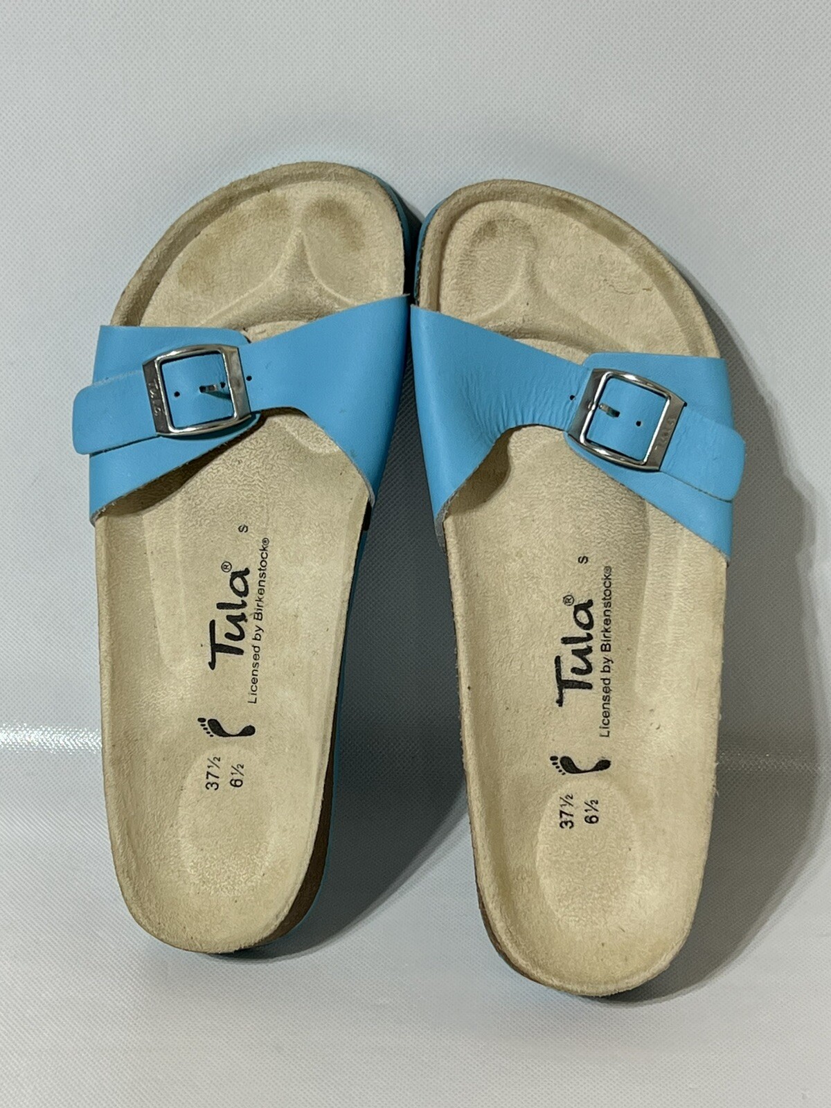 Tula Birkenstock Women 6.5 EUR 37.5 Turquoise Sandal Slides Summer Spring Vibe