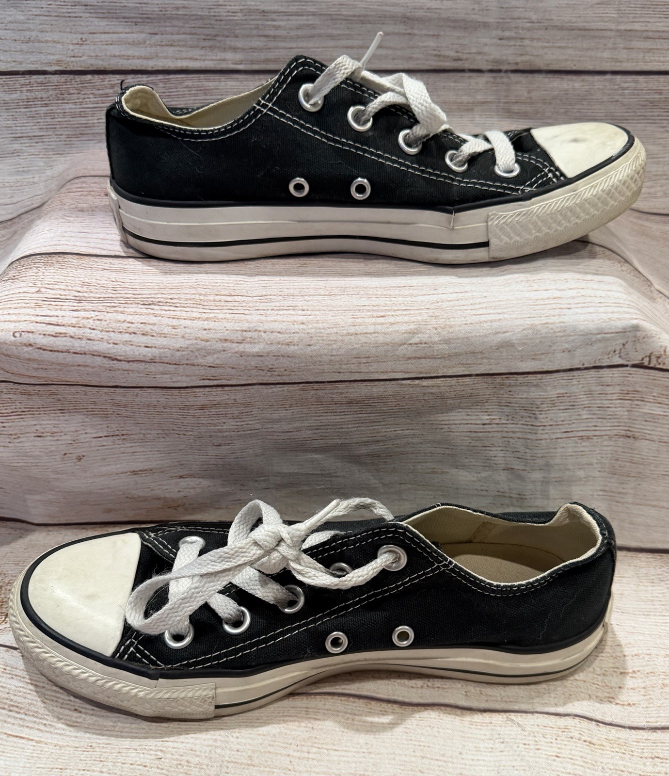 Converse Chuck Taylor All Star Mens 4/Womens 6 Black Low Top Casual Shoes