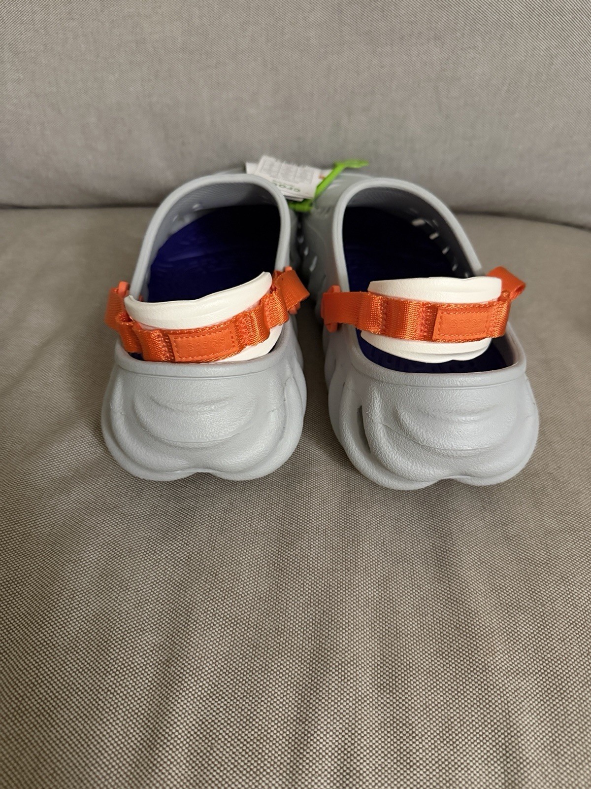 Crocs Echo Mirage Gray Clog Shoes Comfort Slides Sandals Size US 10M/12W NEW