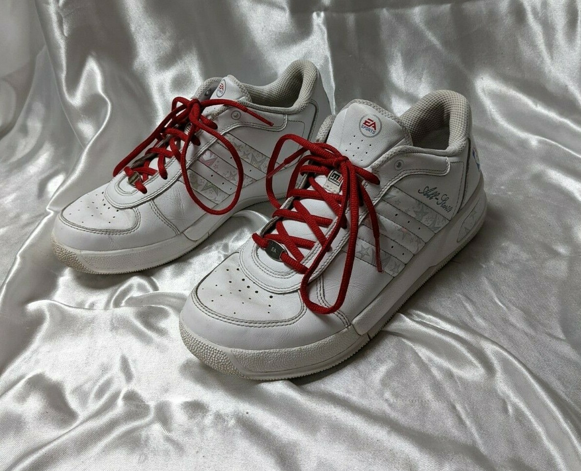 Adidas Mi Custom NBA Basketball🔥Shoes Womens All Star 09 Leather EA Sports