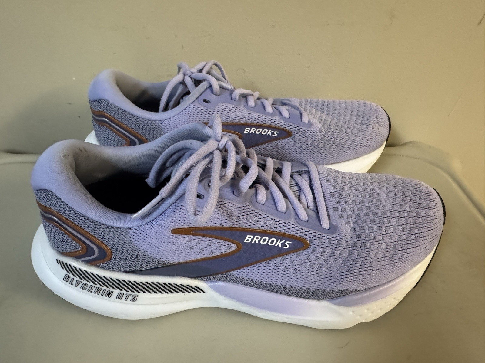 Brooks Womens Glycerin 21 Purple 1204081B544 Running Shoes Sneakers Size 10
