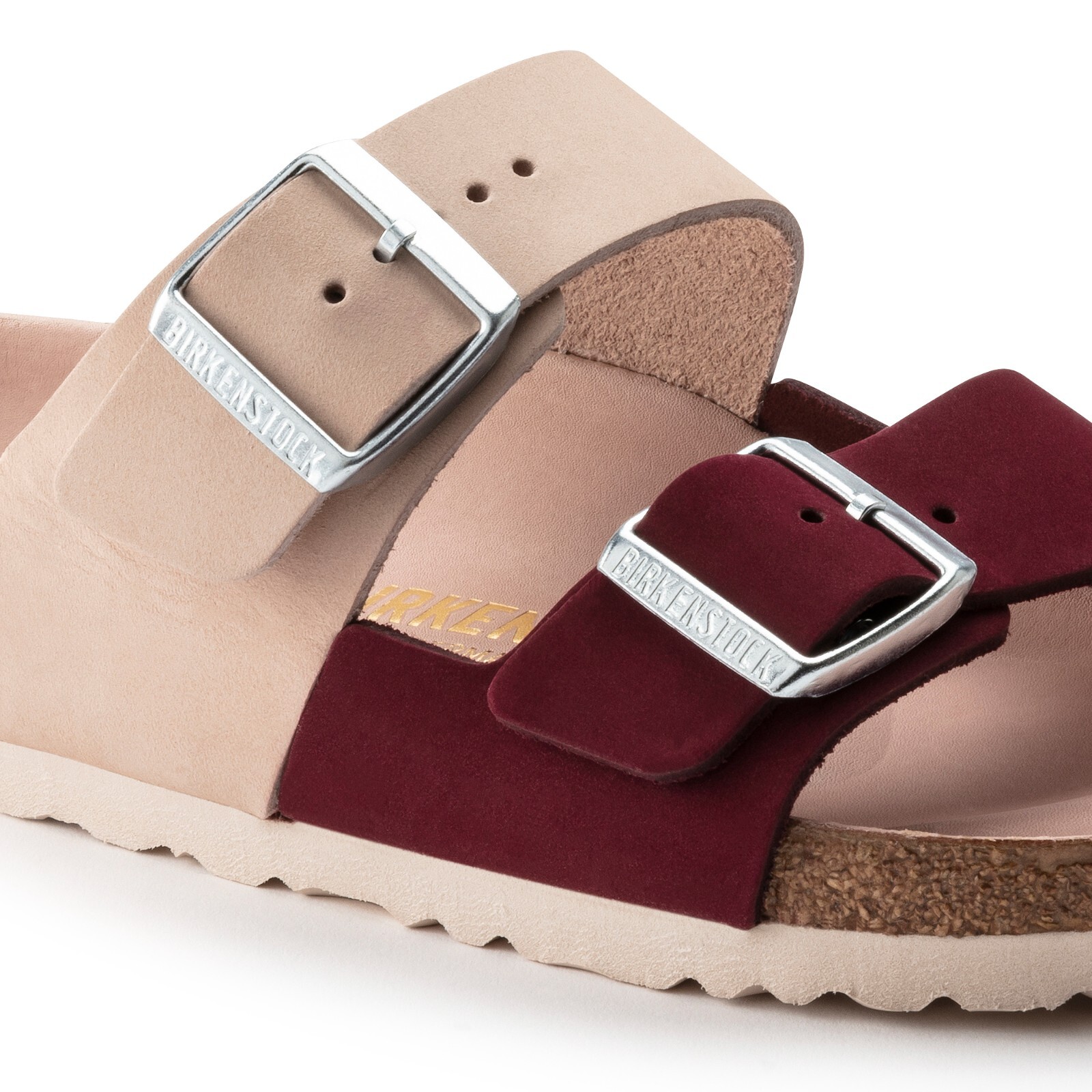 Birkenstock Women’s Arizona Split Nubuck Leather Maroon Sandals US5 EU36 1020499