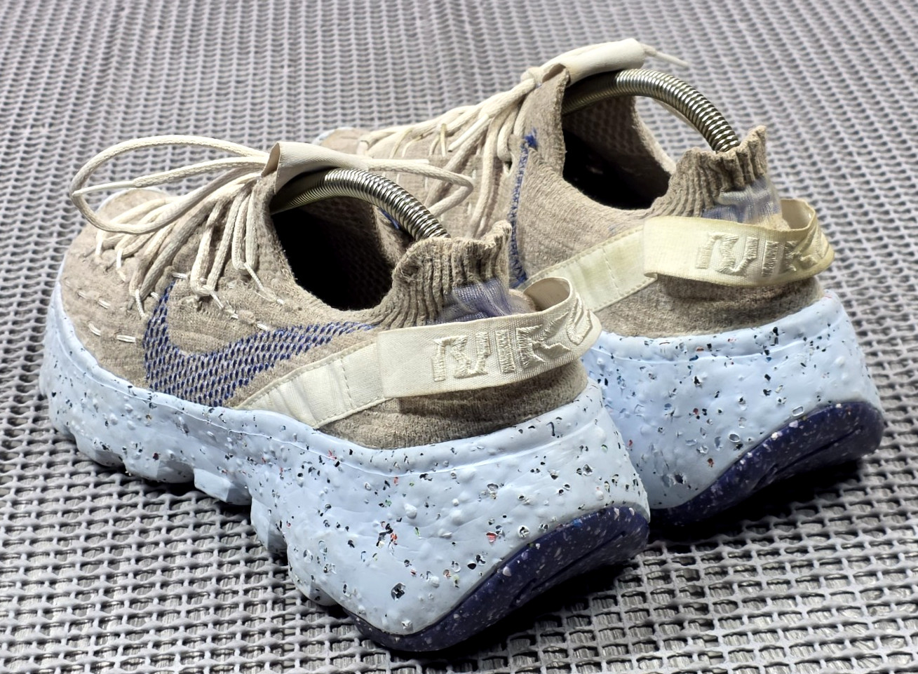 Nike Space Hippie 04 Womens 11.5 Beige Multicolor Athletic Sneakers Shoe CD3476