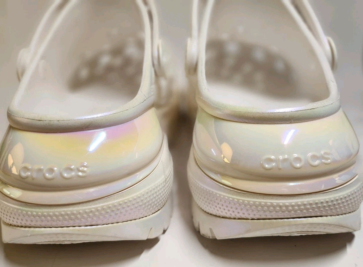 Crocs Mega Crush Iridescent Glitter Clog UNISEX [M10″/W12″]