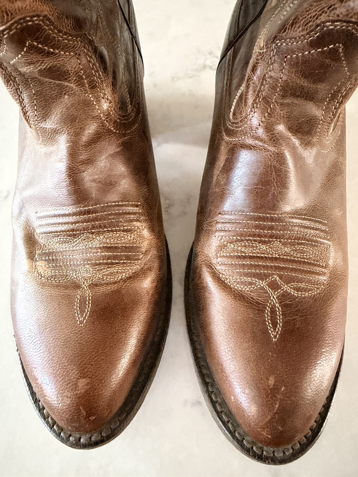 Ariat Desert Holly Western Boots Women’s 10B Brown Leather Style 10014100 ATS