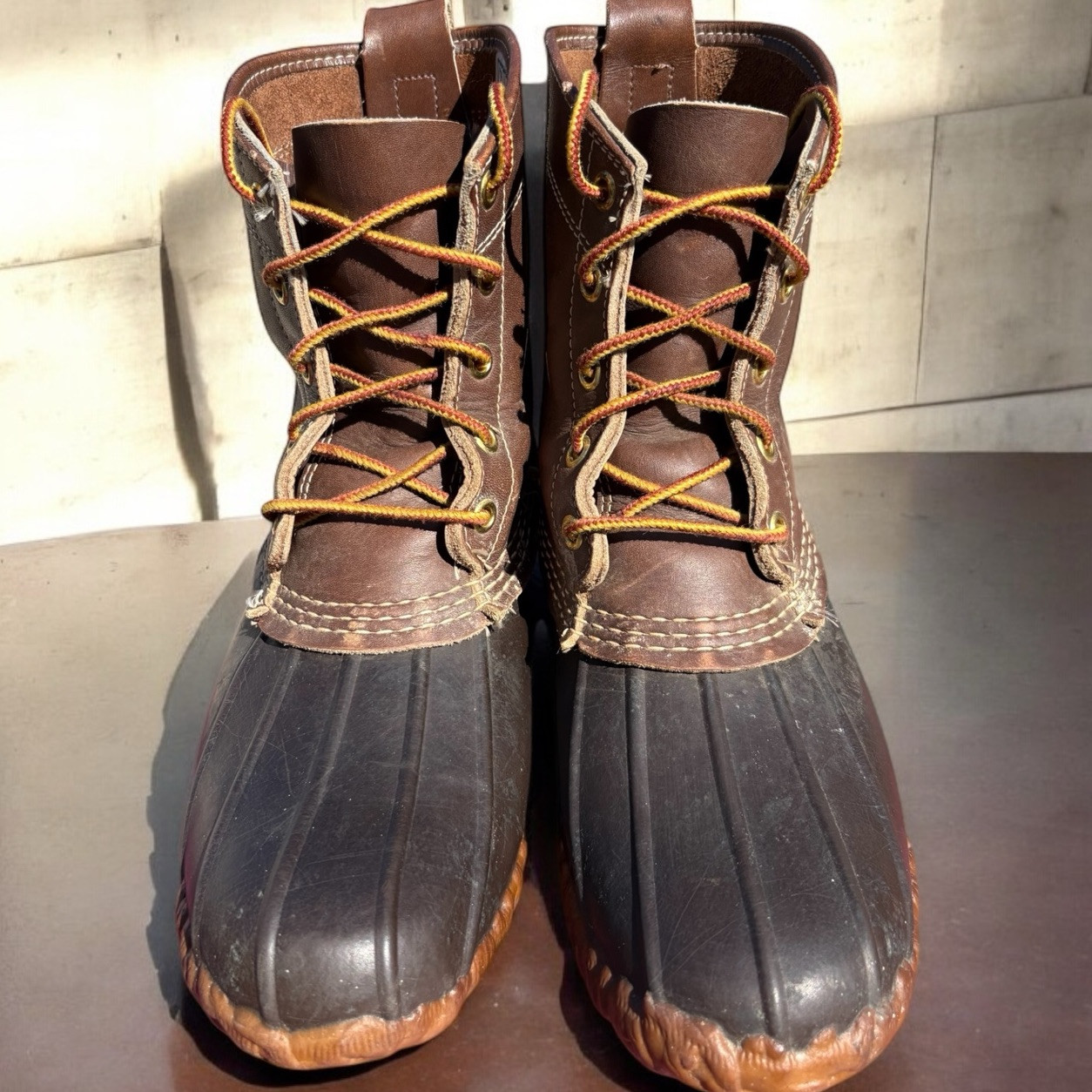 Vintage LL Bean Boots Womens 8M Maine Waterproof Hunting Shoe Duck Boot