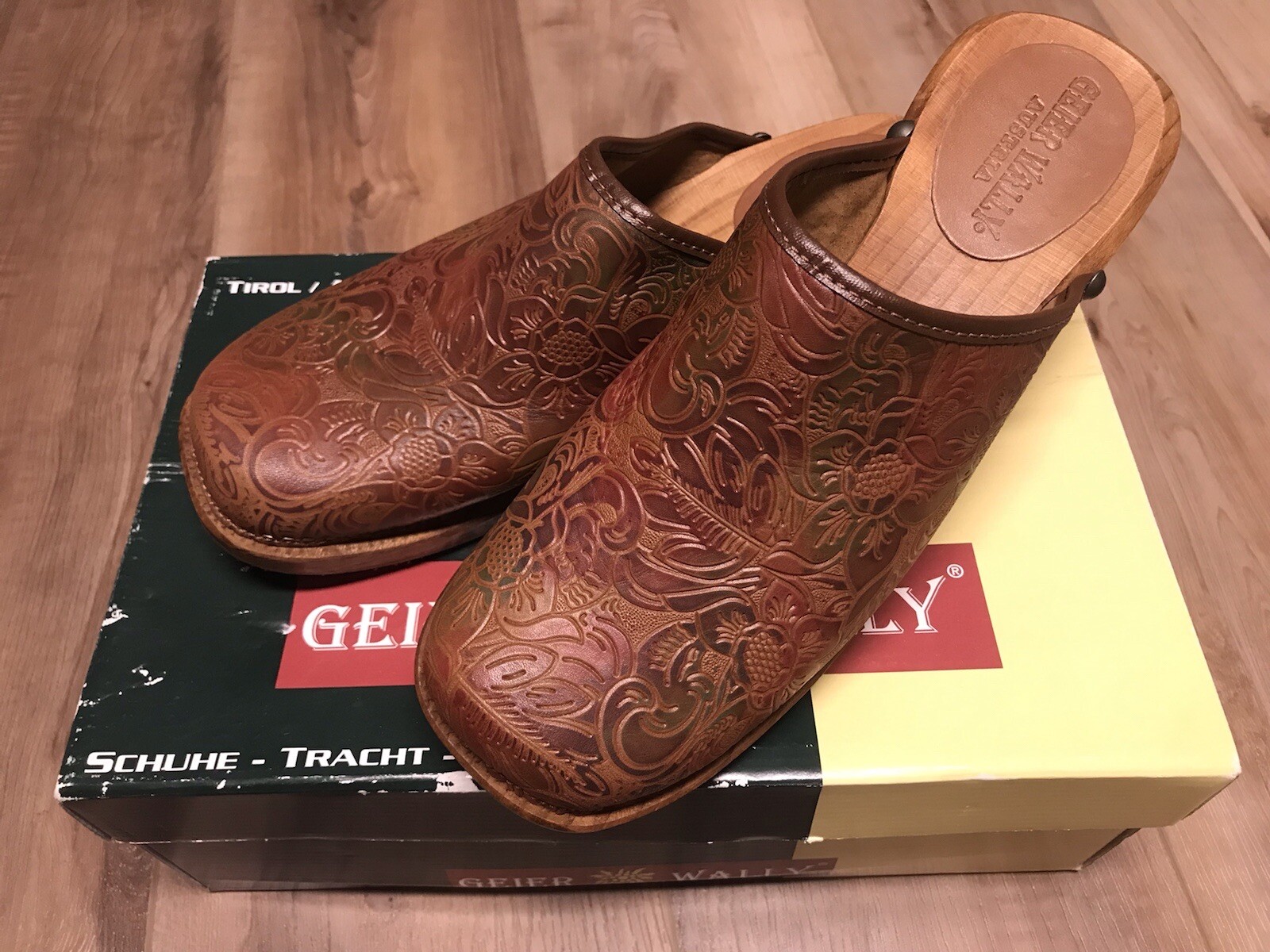NIB GEIER WALLY AUSTRIA Women’s 9.5 US 40 EU Latico Clog 15687-hts