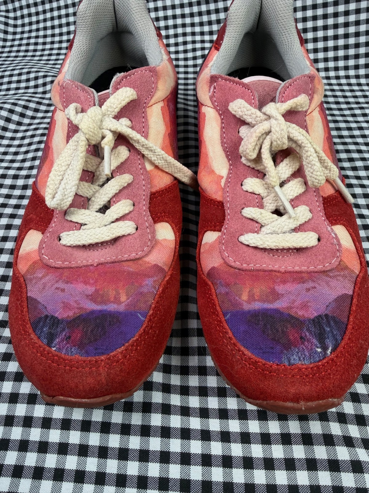 Inkkas Andes Jogger Womens 9 Gorpcore Red Mountain Outdoor Suede Sneakers EU 40