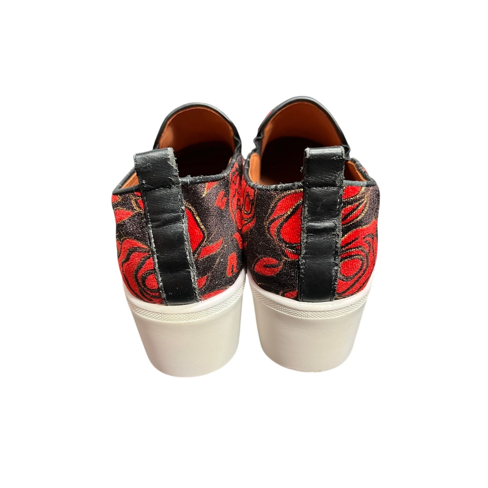 Golo Red Rose Floral Vivian Collection Women’s Size 7