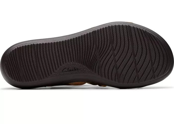Clarks Women’s Laurieann Ivy Casual Sandals Tan Leather (Select Size)