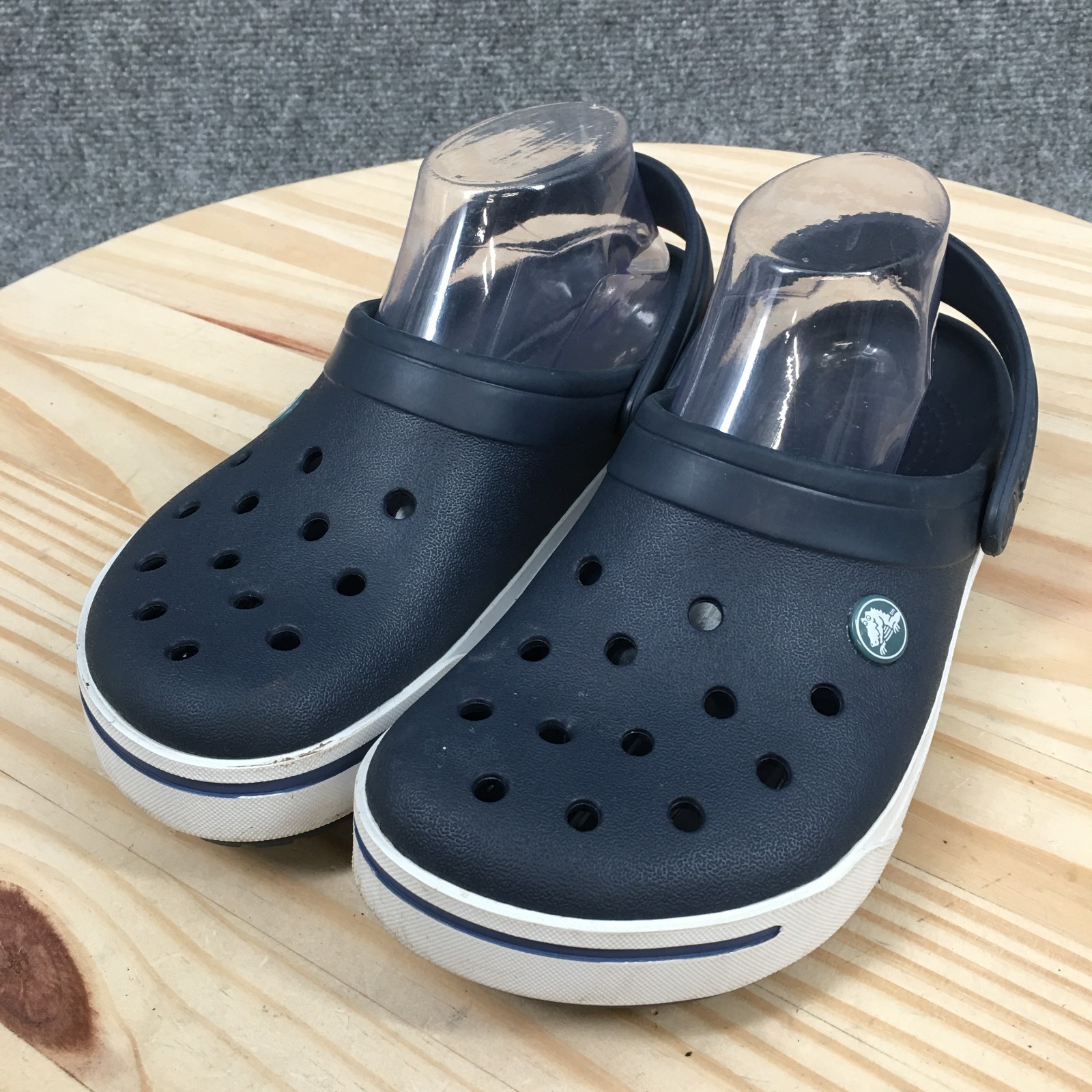 Crocs Crocband II Sporty Clogs Sandals Mens 6 Womens 8 Blue Croslite 11989