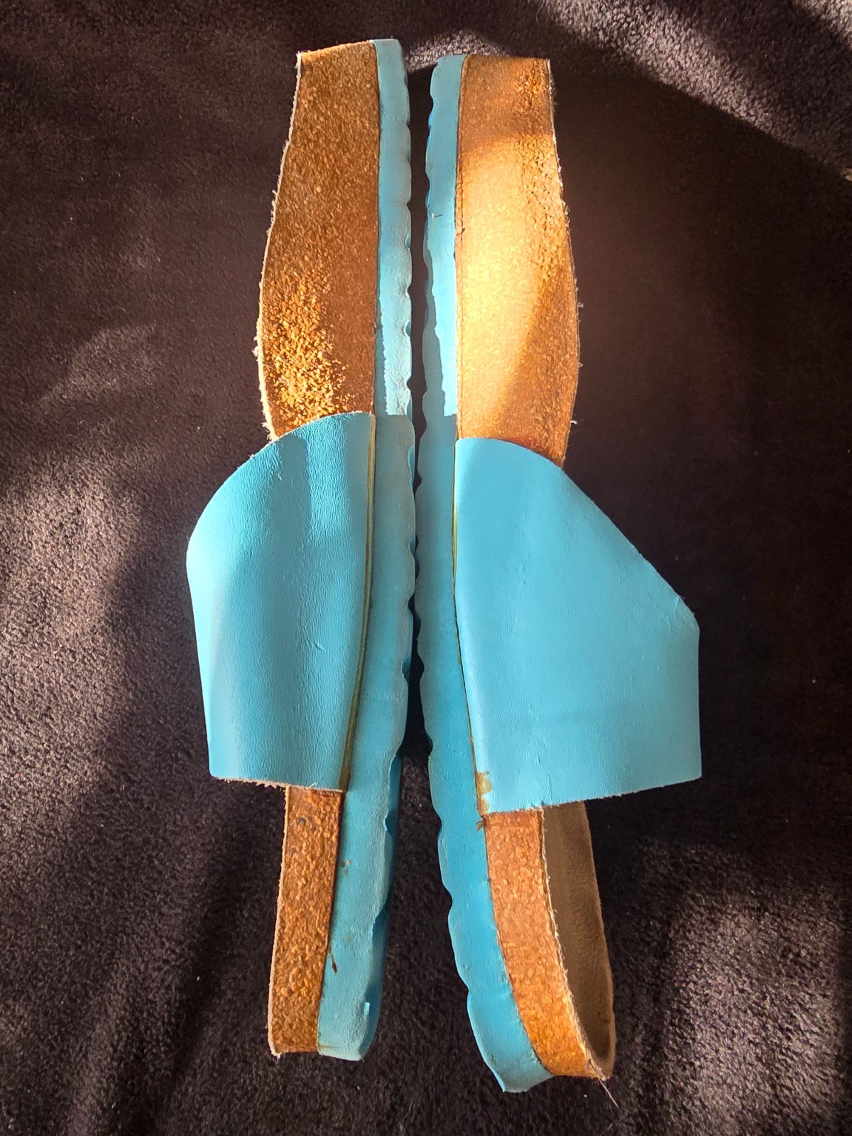 Tula by Birkenstock Women’s Madrid Blue Buckle Slide Sandal Size 11