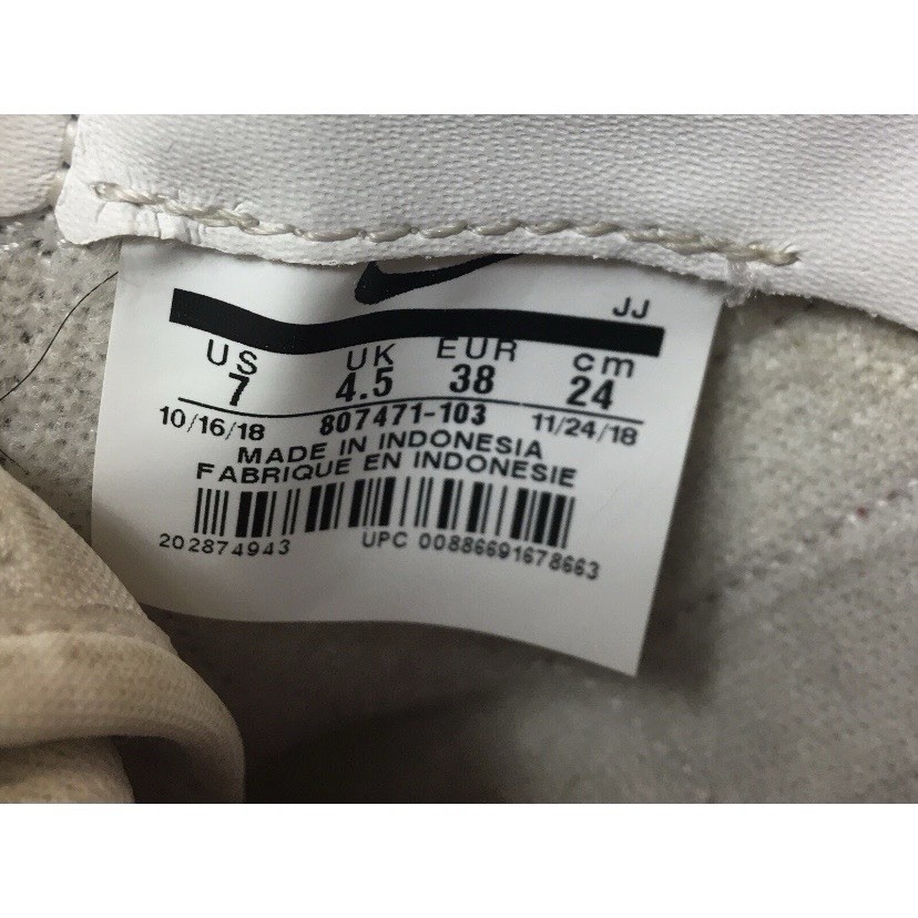 Women’s Nike 807471-103 OG Classic Cortez Leather Sz 7 Shoes White Red Blue