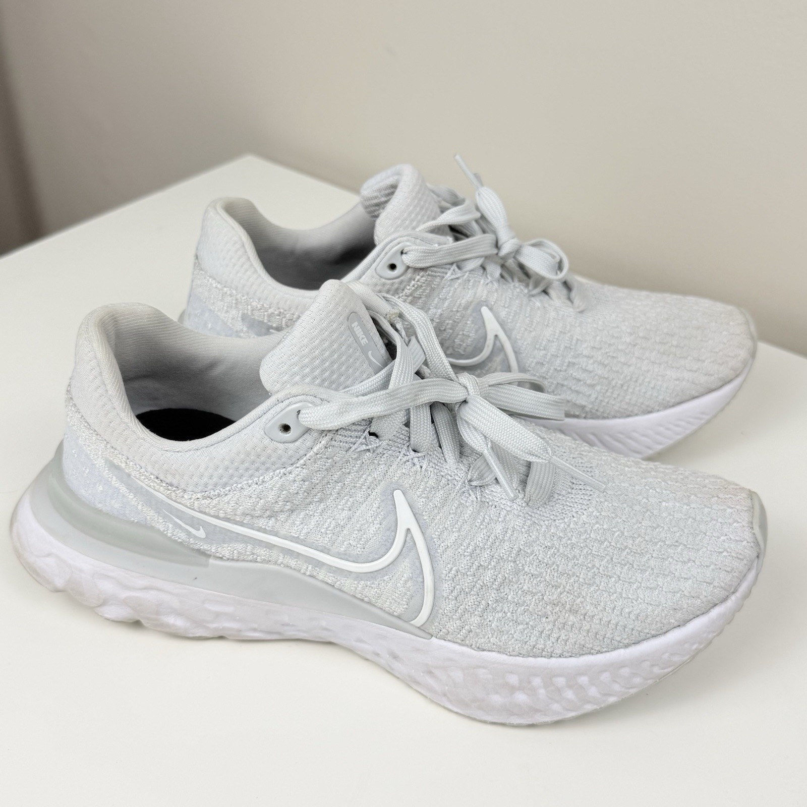 Nike React Infinity Flyknit 3 Size 8 Women’s Running Shoes DD3024-004 Gray