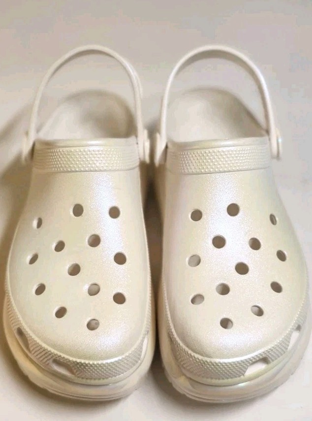 Crocs Mega Crush Iridescent Glitter Clog UNISEX [M10″/W12″]