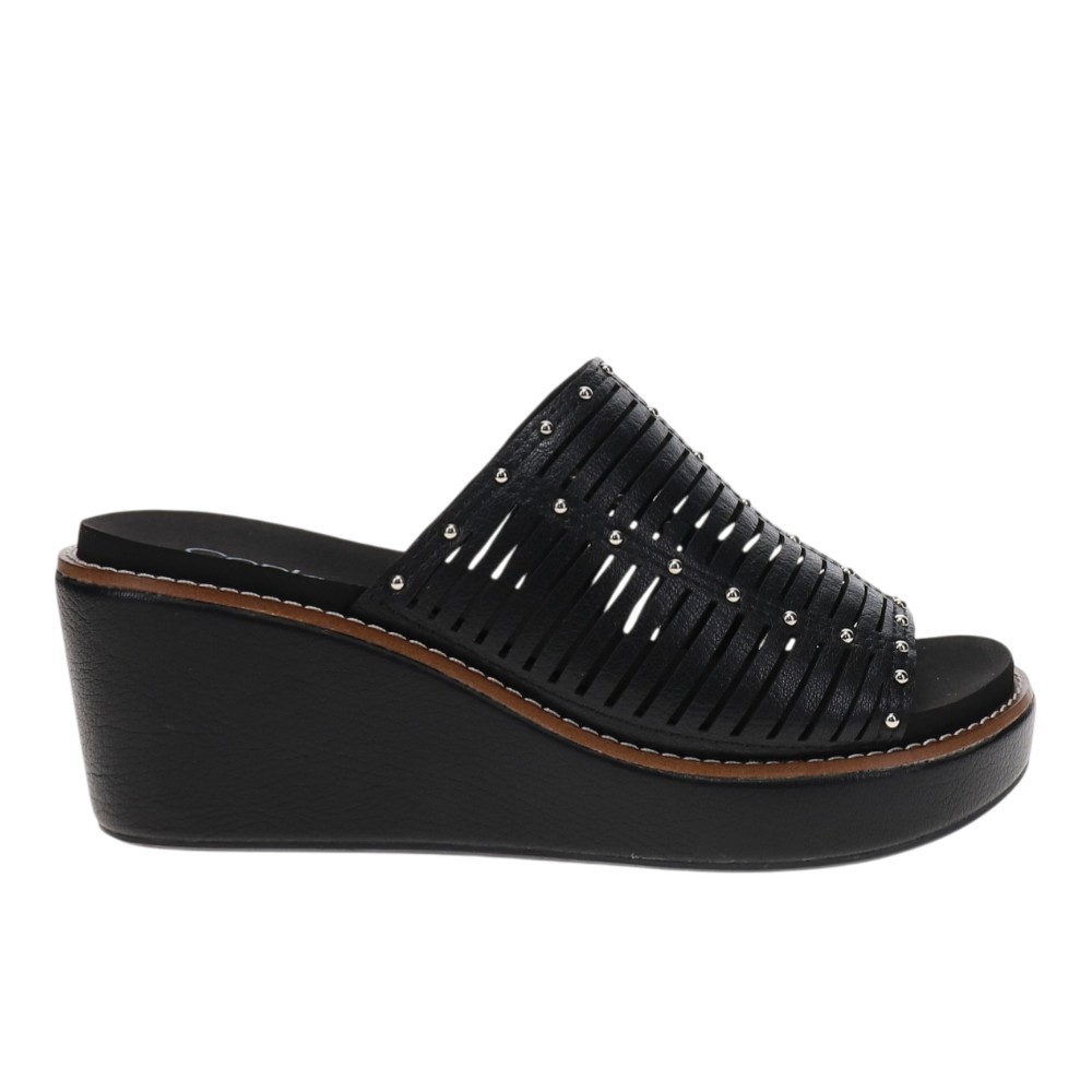 Corkys Much Better Wedge Womens Black Casual Sandals 41-0663-BLCK