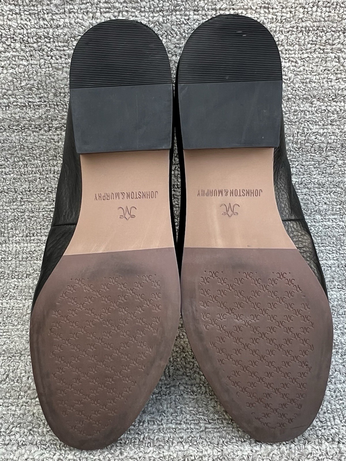JOHNSTON & MURPHY COLLECTION Ali Black Leather Loafer Women’s Size 7.5 US