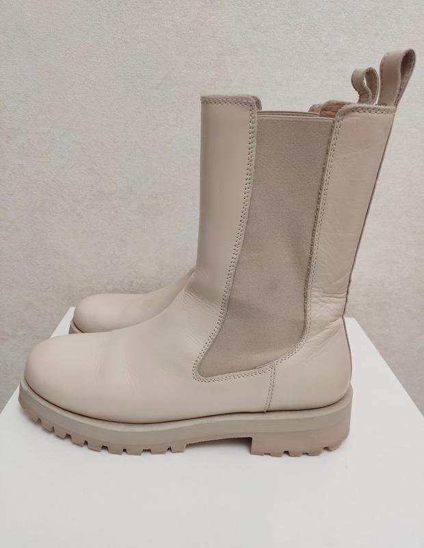 Women & Other Stories Boots White Leather 39 #3GB8