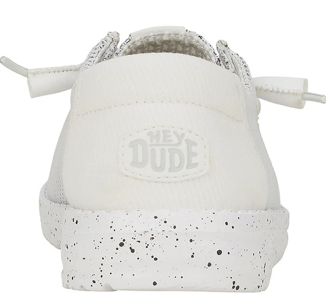 HEY DUDE Women’s Wendy Stretch Sox Shoes White 01 All SIze, New