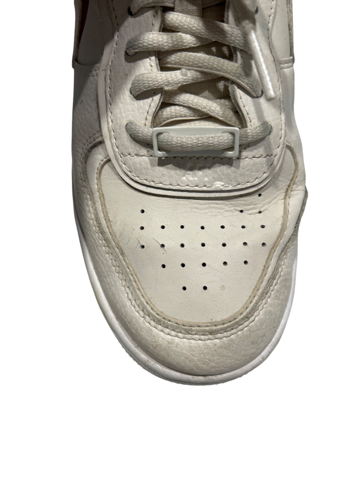 Nike Air Force 1 Shadow Sail Red Leather Low Top Sneakers