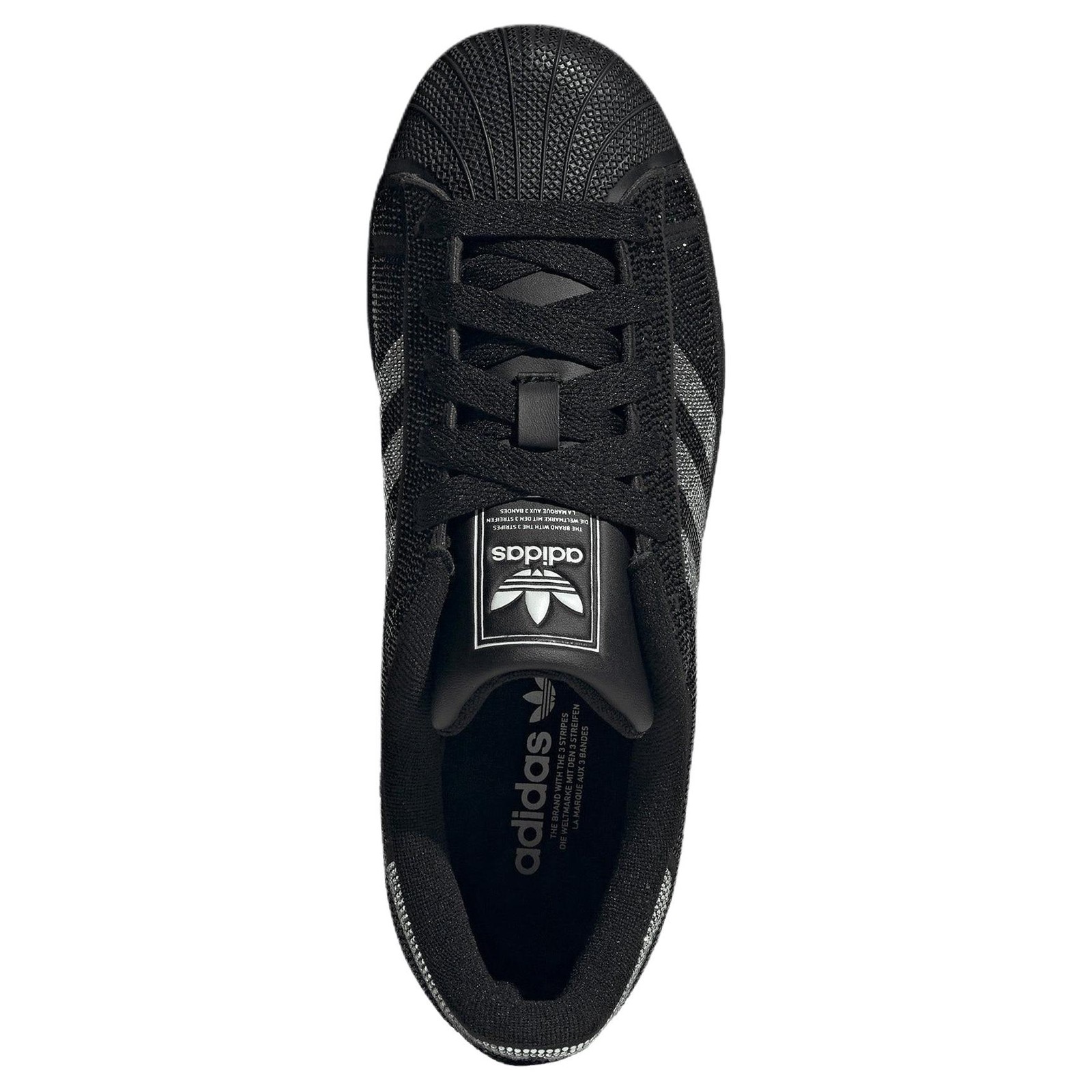 Superstar 2 Rhinestone Black Silver W – IH4200
