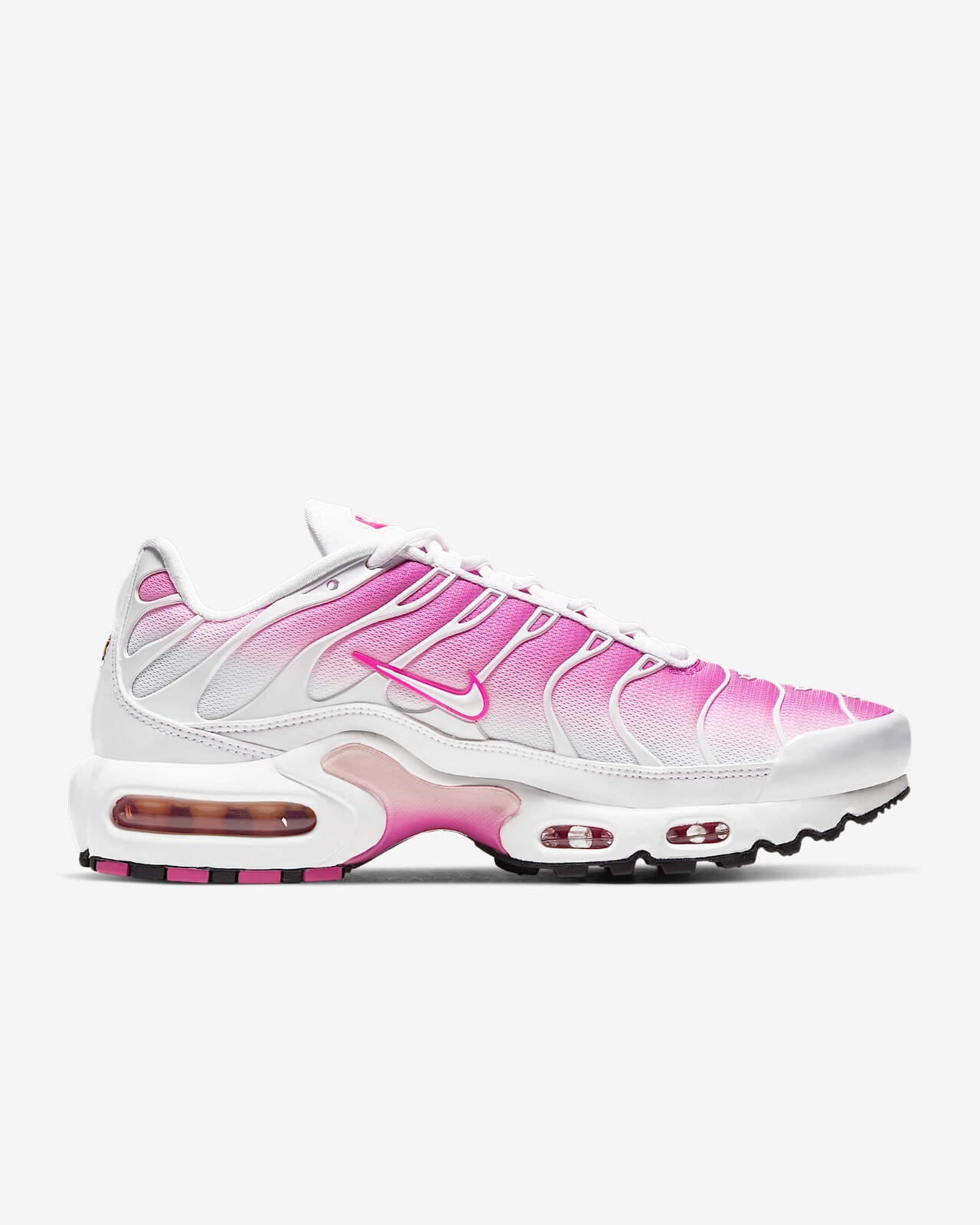 NIKE Women’s Air Max Plus CZ7931-100 White Pink Foam Black Fire Pink