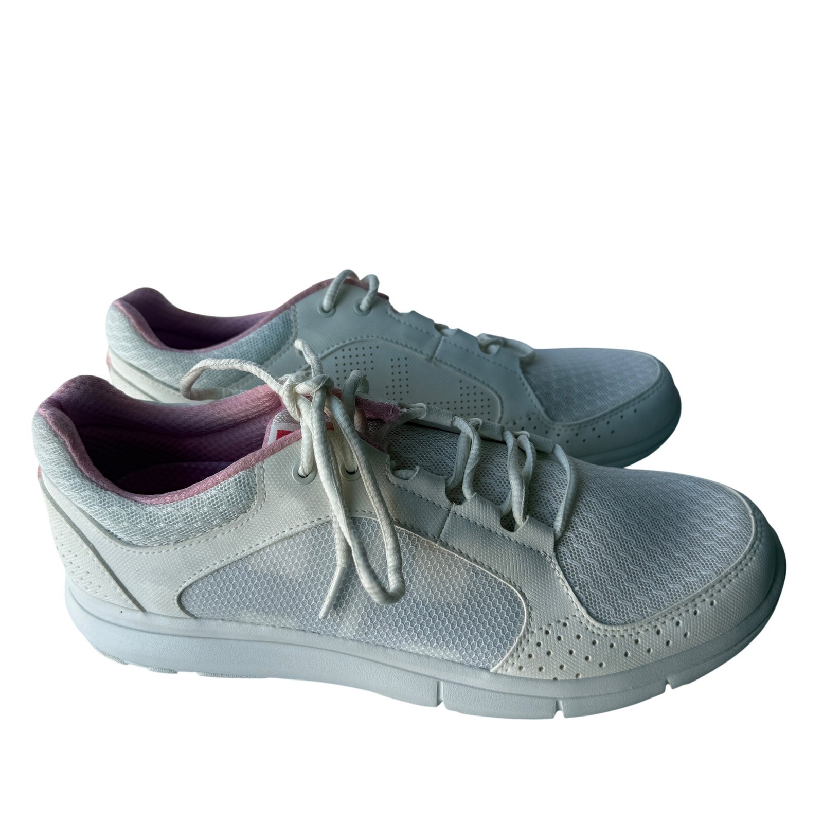 Helly Hansen Ahiga V4 Hydropower Womens 9 Off White Pink Sailing Sneakers Shoes