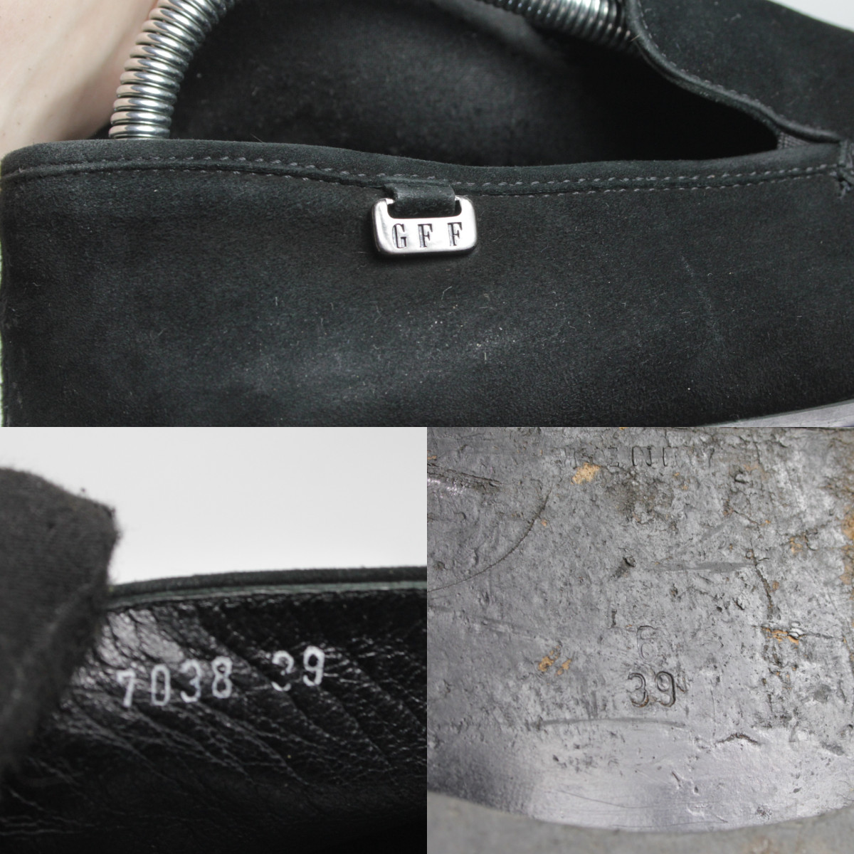 Gianfranco Ferre 90S Logo Suede Loafers Vintage