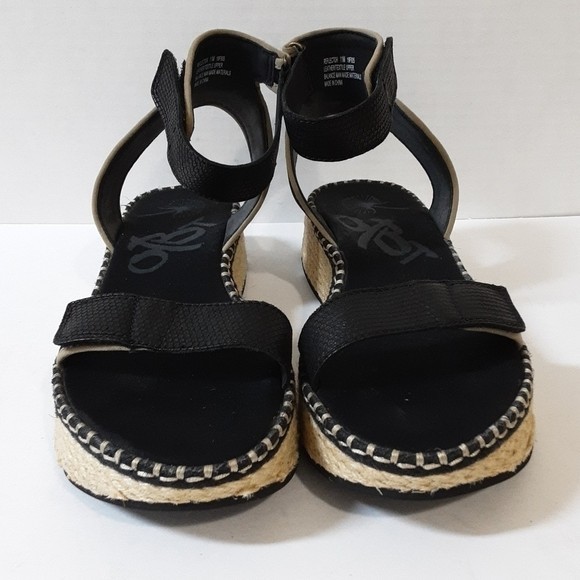 OTBT Reflector espadrilles Women’s Black vacations beach casual office Y2K 11M
