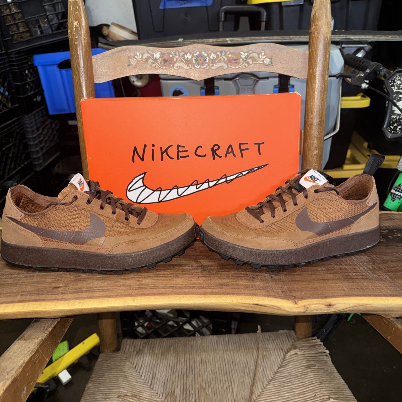Size 10M/11.5W – Tom Sachs NikeCraft General Purpose Brown DA6672 201