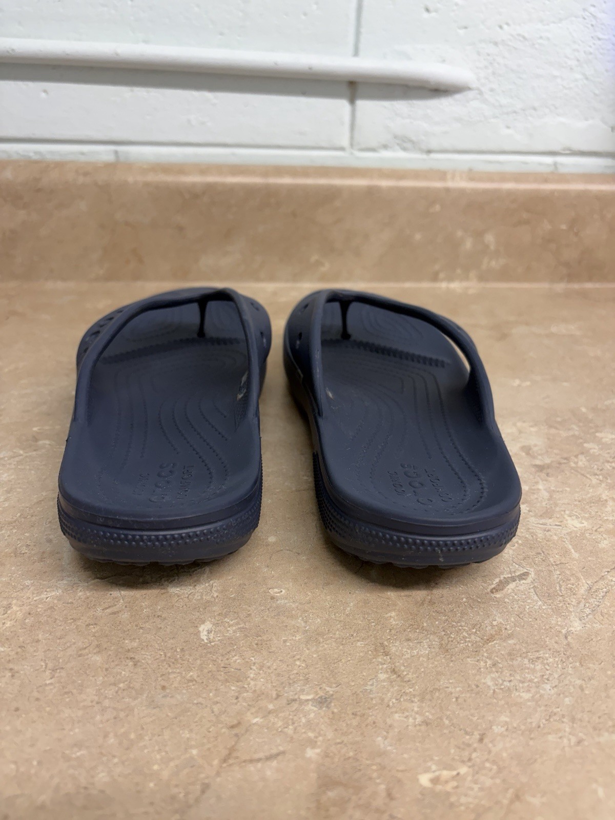 Crocs Baya Navy Flip-Flops Size M8/W10.