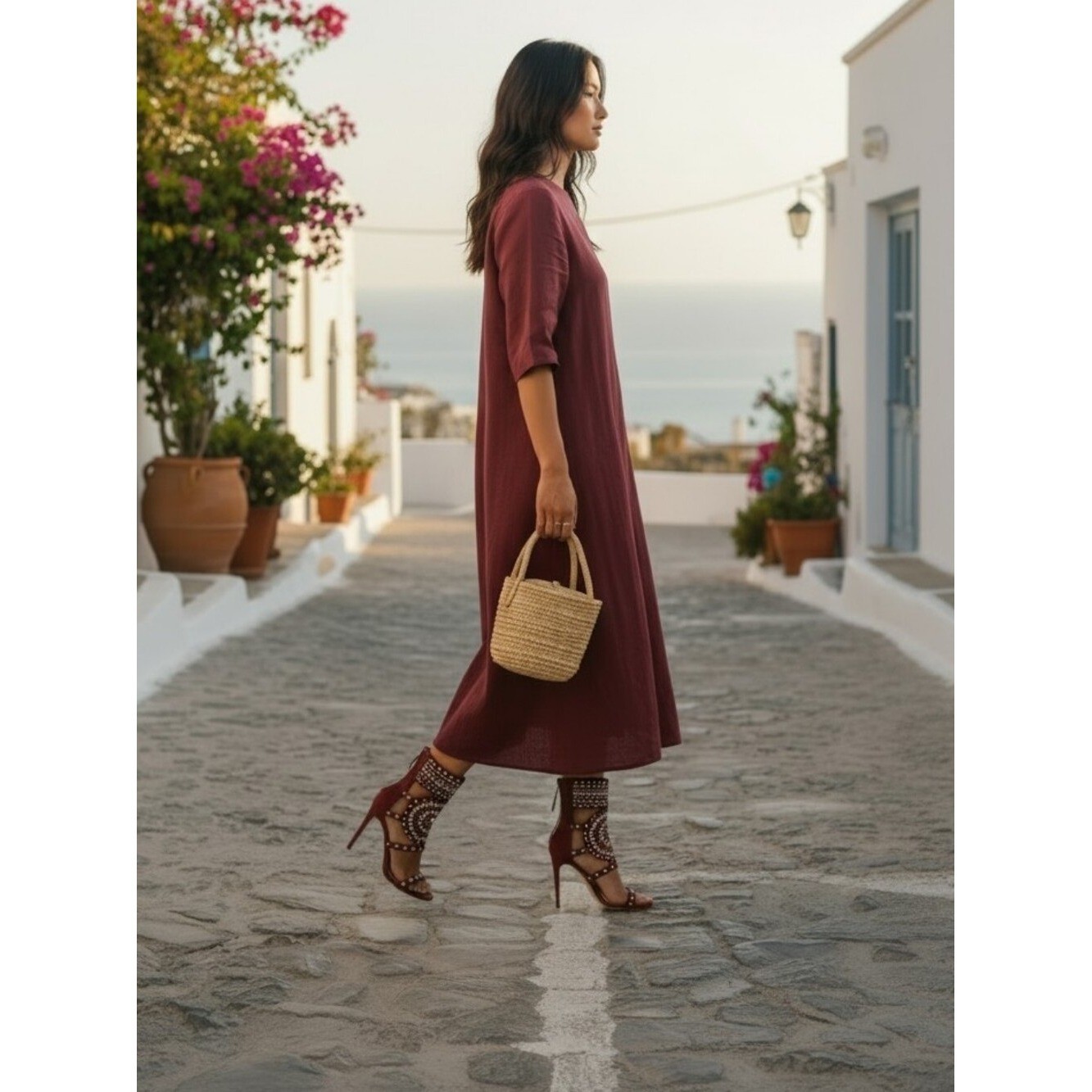 Cape Robbin Burgundy High-Heel Sandals