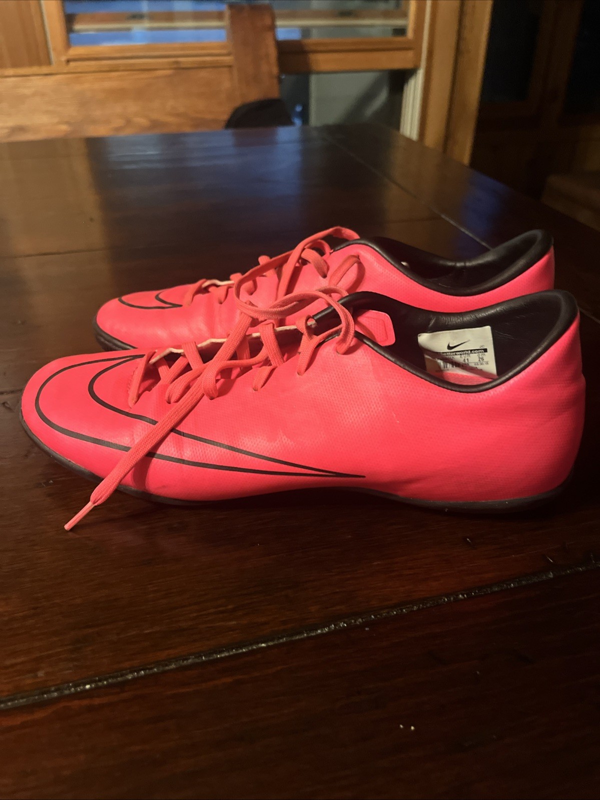 Nike Mercurial Victory V IC Hyper Pink 651635-660 US size 8 Futsal Soccer Cleat
