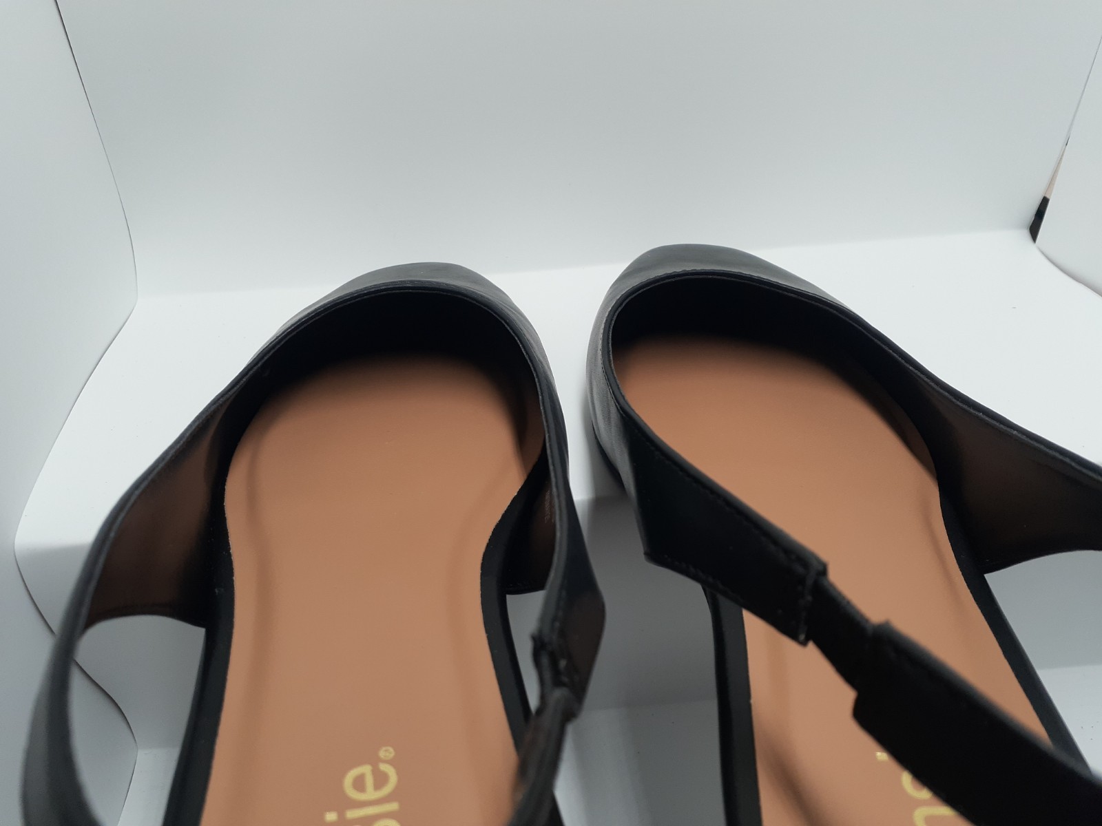 Kensie NIB Felice Shoe in Black Slingback Slip On Women us 11