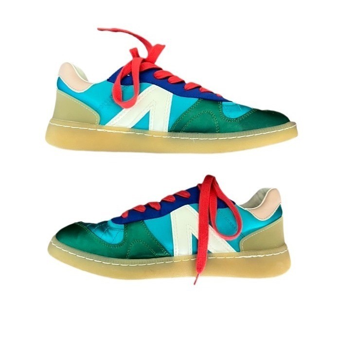 Mia Colorblock Vesta Sneakers Women’s Size 7 Satin Sporty Whimsical Kidcore