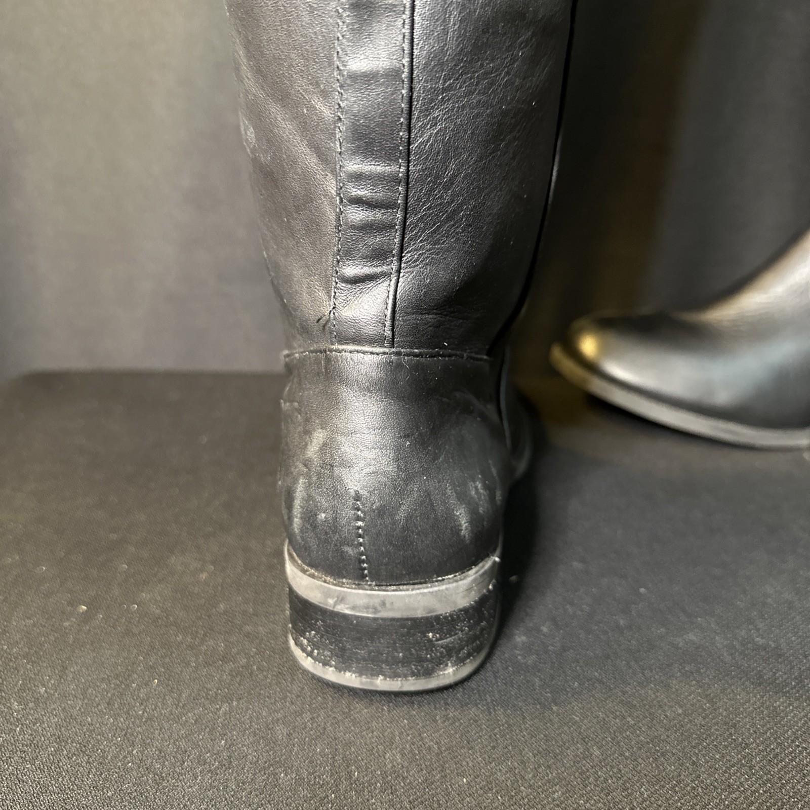 GIANNI BINI BLACK BOOTS Size 6.5 USED Good Condition See Photos