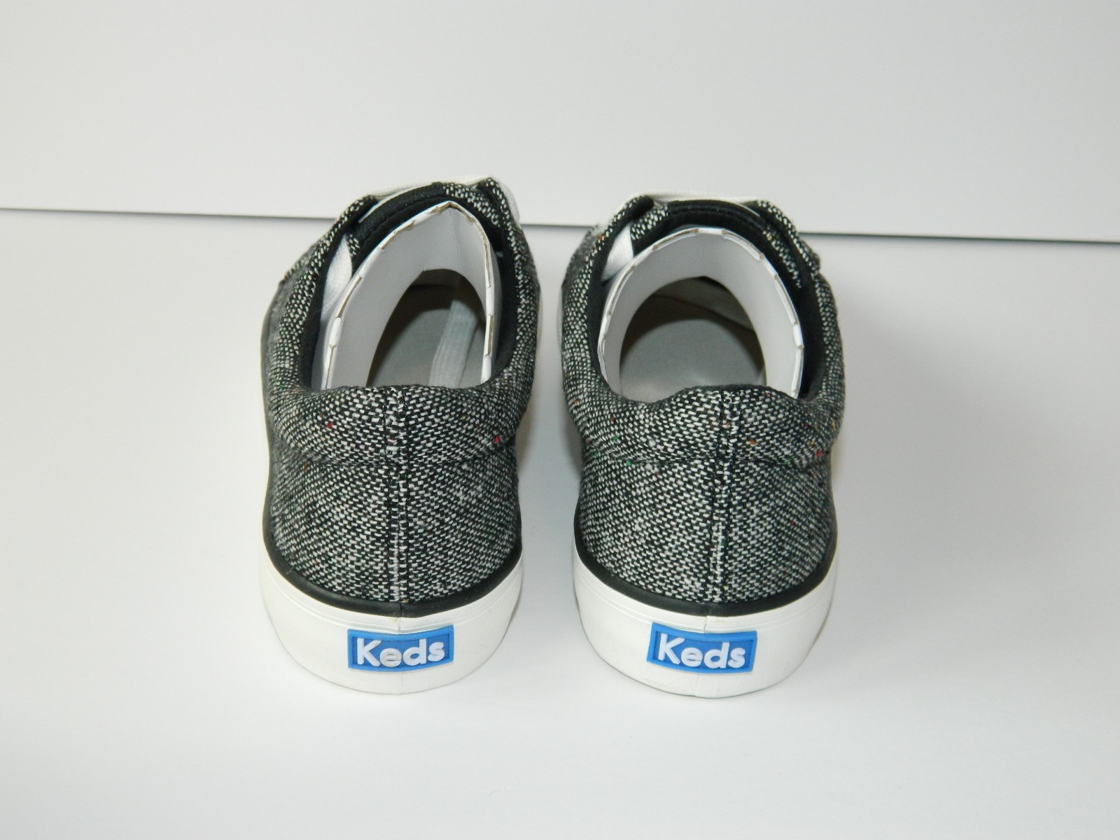 Keds Women’s Jump Kick Tweed Sneaker Black/White Women’s Size 10 *New*