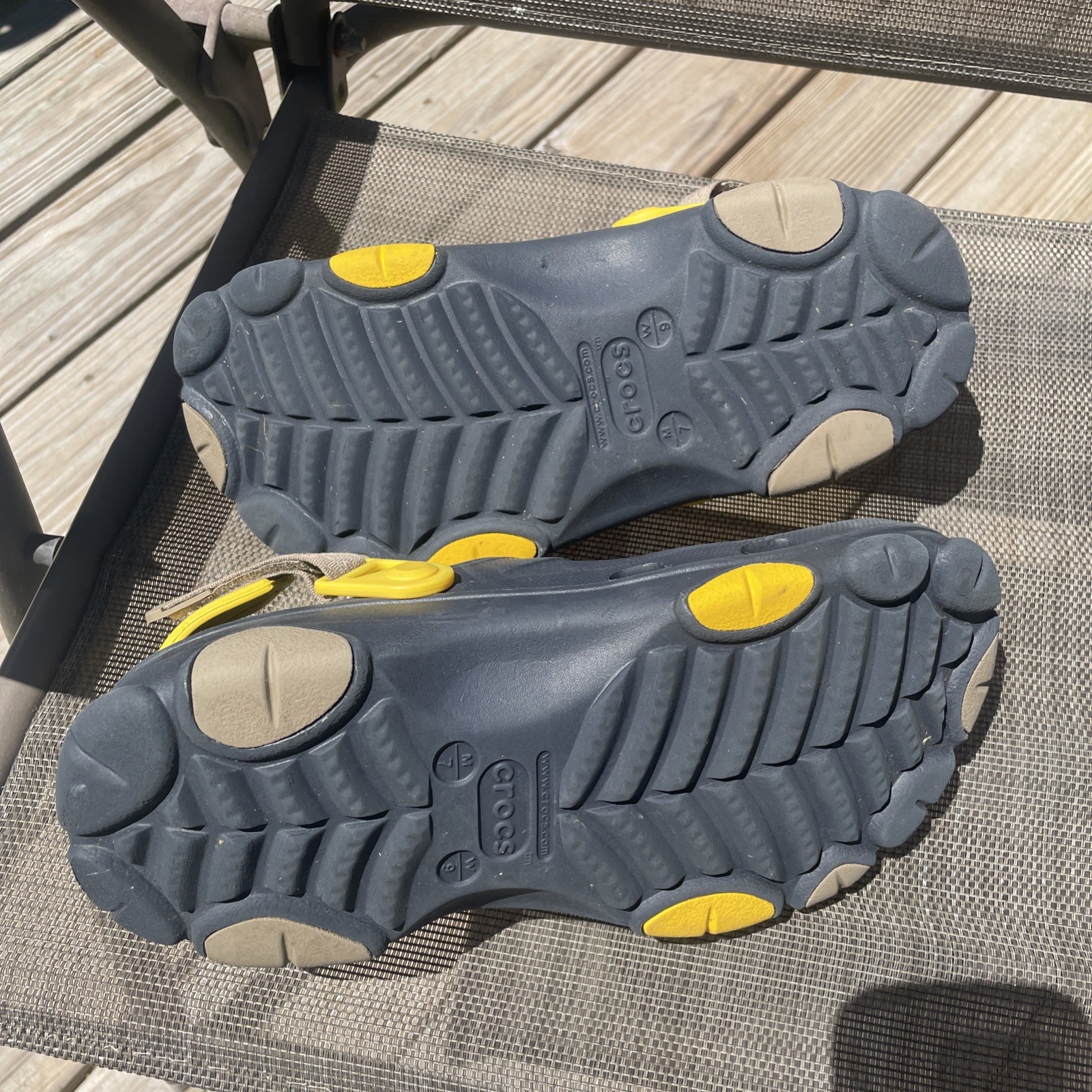 CROCS Womens ALL-TERRAIN CLOG 206340-4LH UNISEX NAVY US W 9 M 7 Exc.