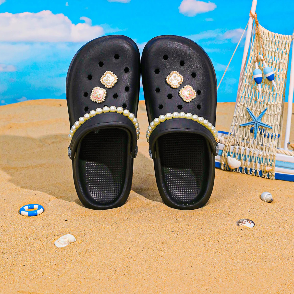 Ladies’ Clogs Outdoor and Indoor, Lightweight Two-way Wear Garden Shoes