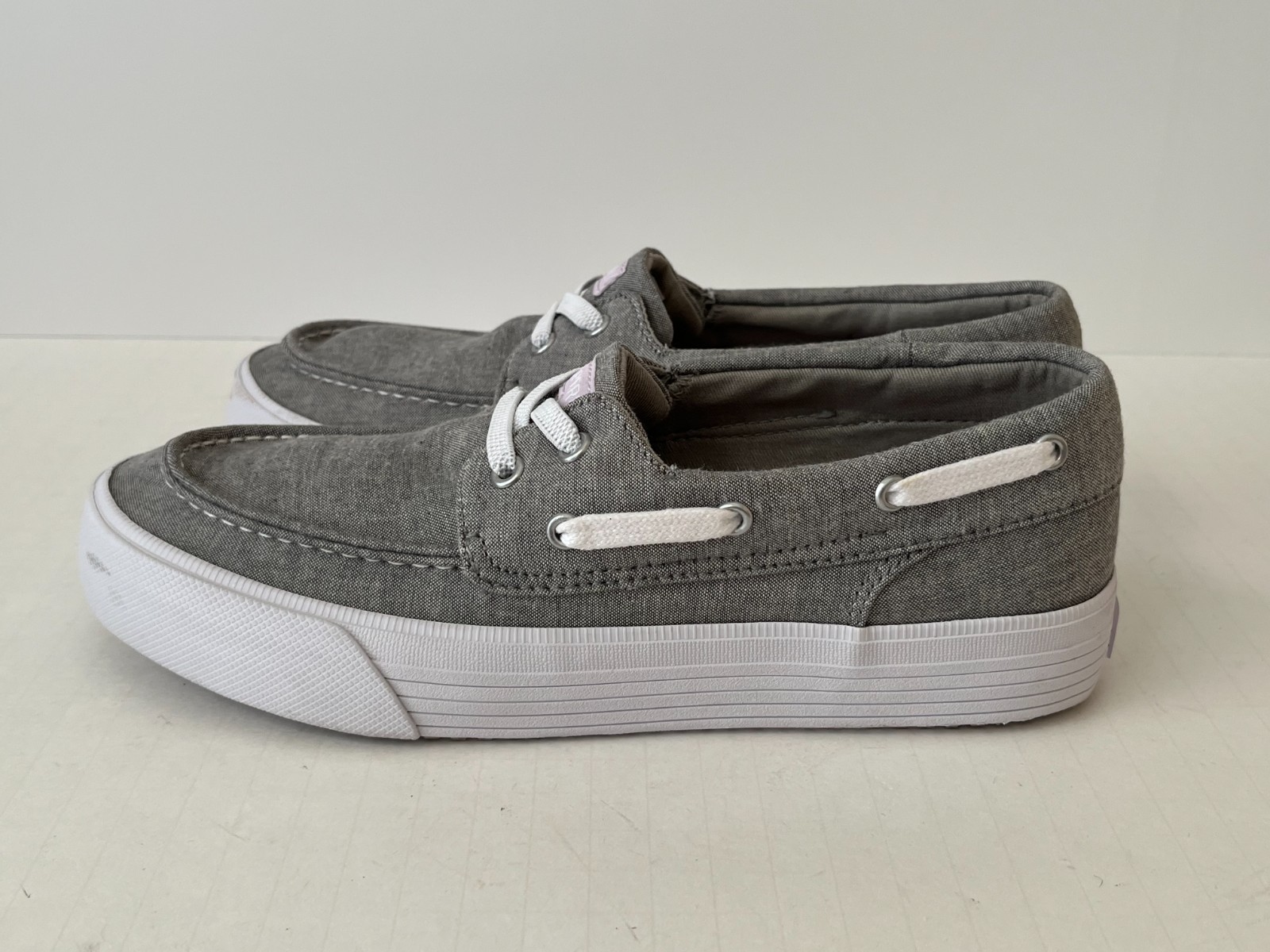 Sperry Top-Sider Bahama 3.0 Grey Platform Sneakers ~ Women’s Size 6M