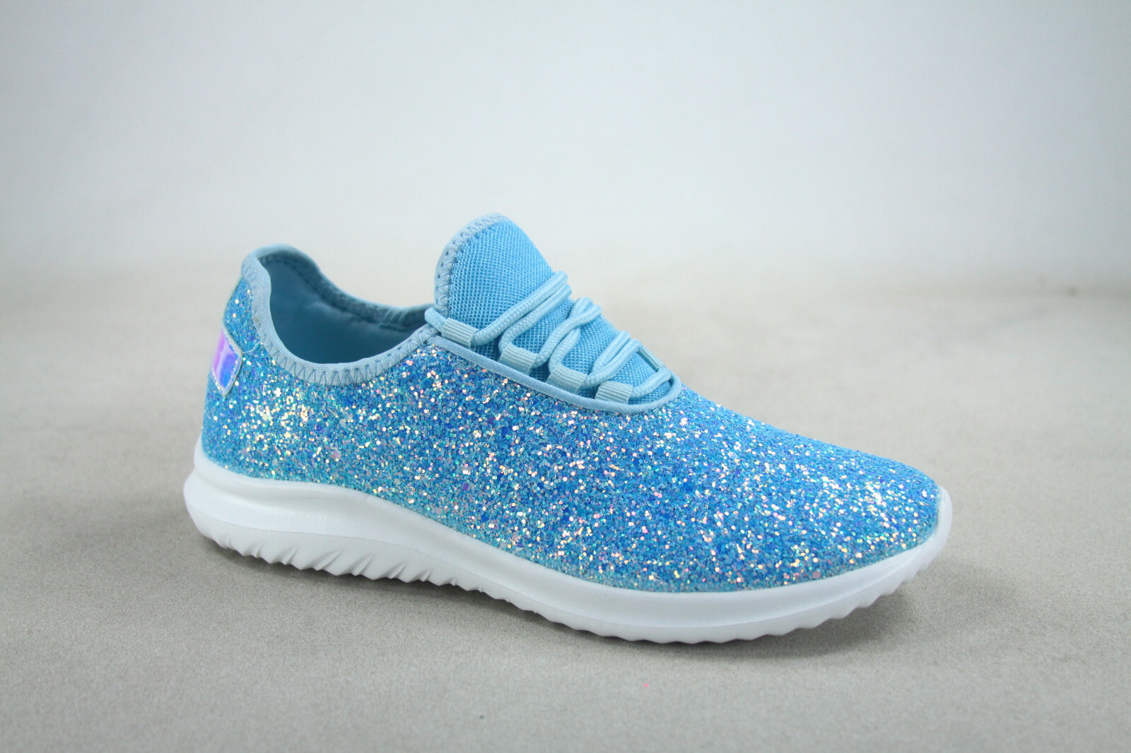 Women’s Fashioin Glitter Sparkly Lightweight Metallic Tennis Sneaker Shoes NEW